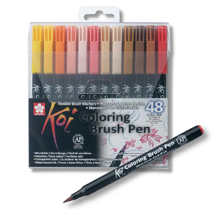 Koi Coloring Brush Pen