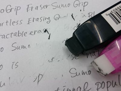 SumoGrip Eraser example