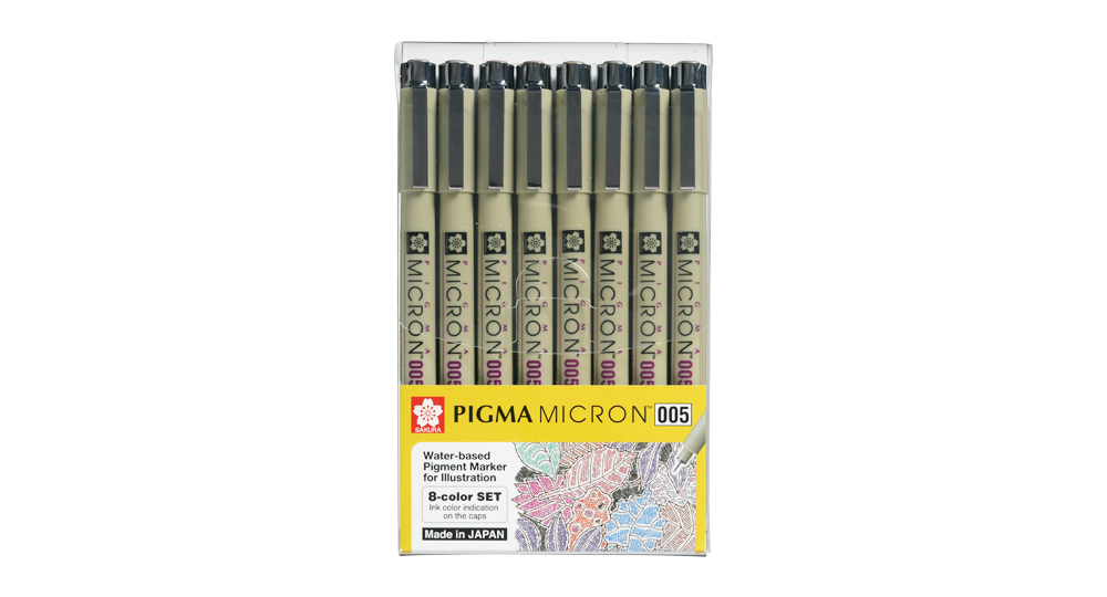 1 each Sakura Pigma Micron Pen Black XSDK01-49