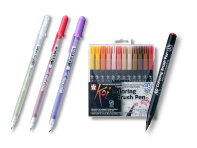 Koi Coloring Brush Pen & Gelly Roll