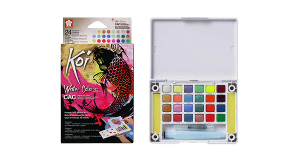 Koi Water Colors Creative Art Colors Set Sakura Color Products Corp